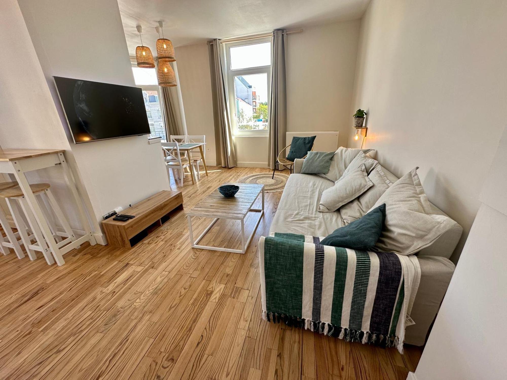 Appartement De Charme Avec Balcon - Le Grand Large Dunkirk Exteriör bild